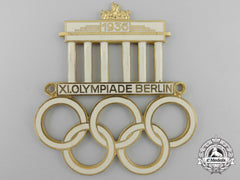 A 1936 Berlin Olympics Plaque By William Deumer
