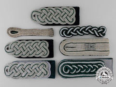 Seven Wehrmacht Shoulder Boards