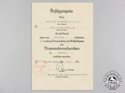 two_award_documents_to_the_assistant_physician_of195_th_artillery_u_895_1