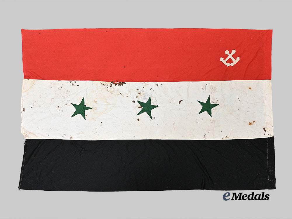 syria,_republic._a_battle_damaged_syrian_naval_flag2011_e_medals__w8654_3