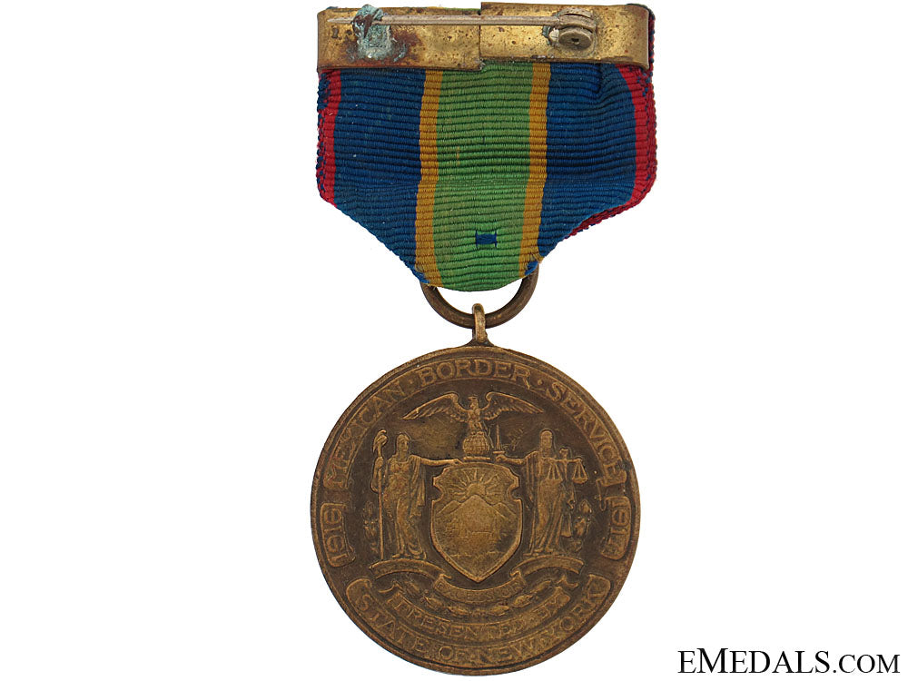State Of New York 1916-17 Mexican Border Service Medal – eMedals