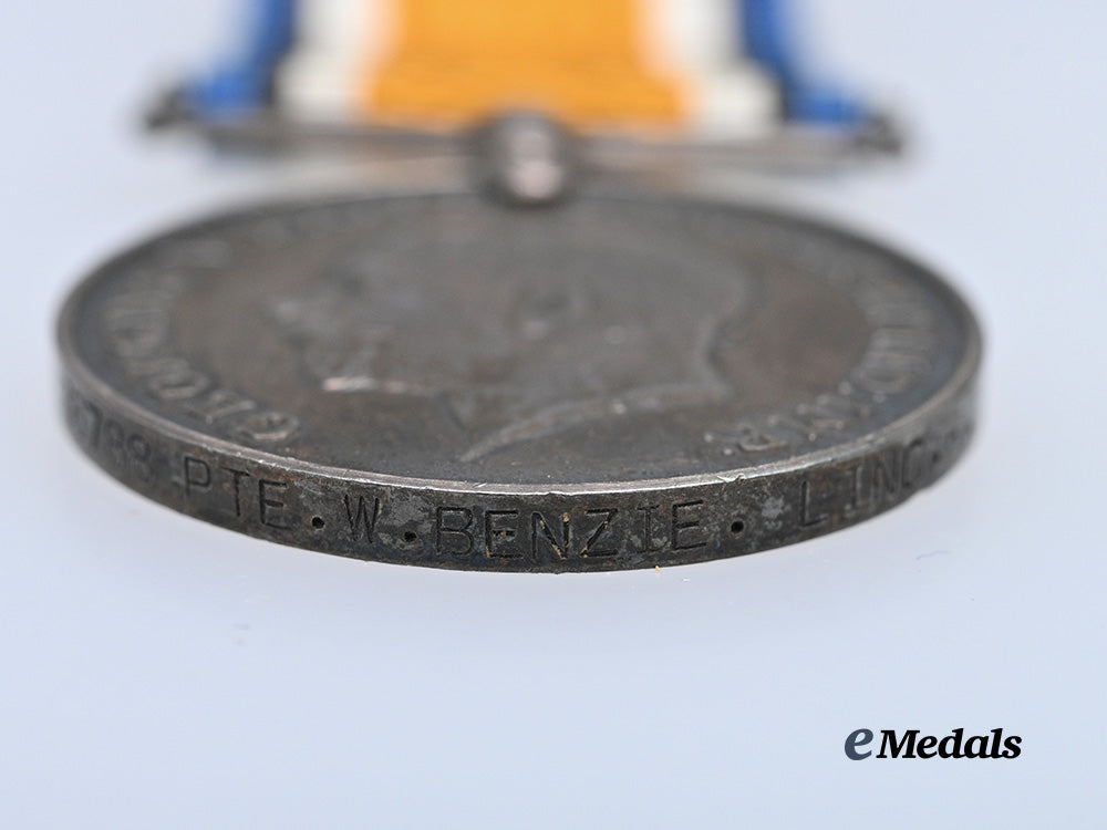 united_kingdom._a_british_war_medal_to_w._benzie,_lincolnshire_regiment_e_medals__g_b8433_6