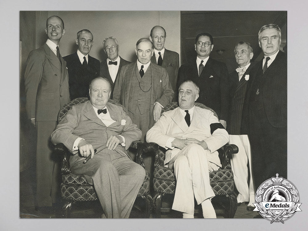 a_most_rare_press_photo&_signatures_of_churchill&_roosevelt_at_the1942_pacific_war_council_v_032_1_1_1_1