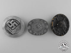 Three Second War German Badges & Awards