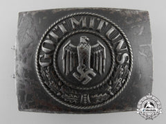 A Kriegsmarine Enlisted Man's Belt Buckle By Josef Feix & Söhne