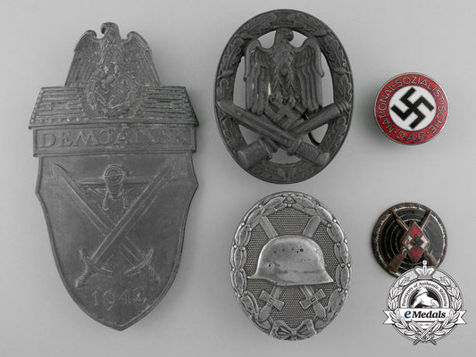 five_second_war_period_german_badges,_awards,&_decorations_v_410