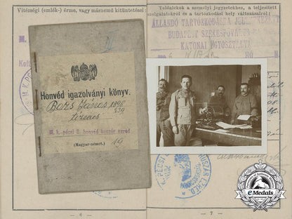 hungary._a_first_war_hussar's_military_identification_pass_v_556