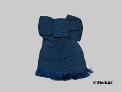 International. A Partial Grand Cross Blue Silk Sash