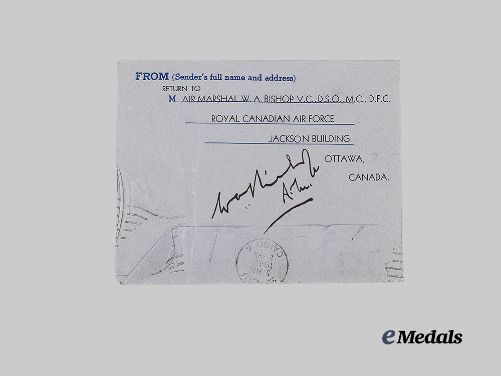 canada,_commonwealth._an_armed_forces_air_letter_with_stewart_brown&_billy_bishop_autographs_e_medals__c7711_3