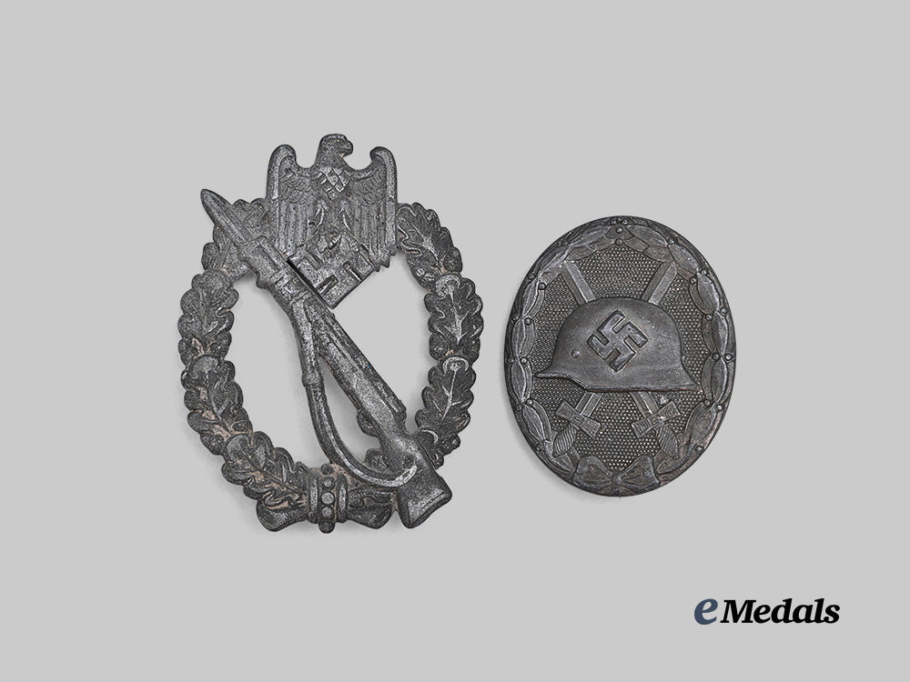 germany,_wehrmacht._a_pair_of_badges_for_combat_service_e_medals__g62829_2