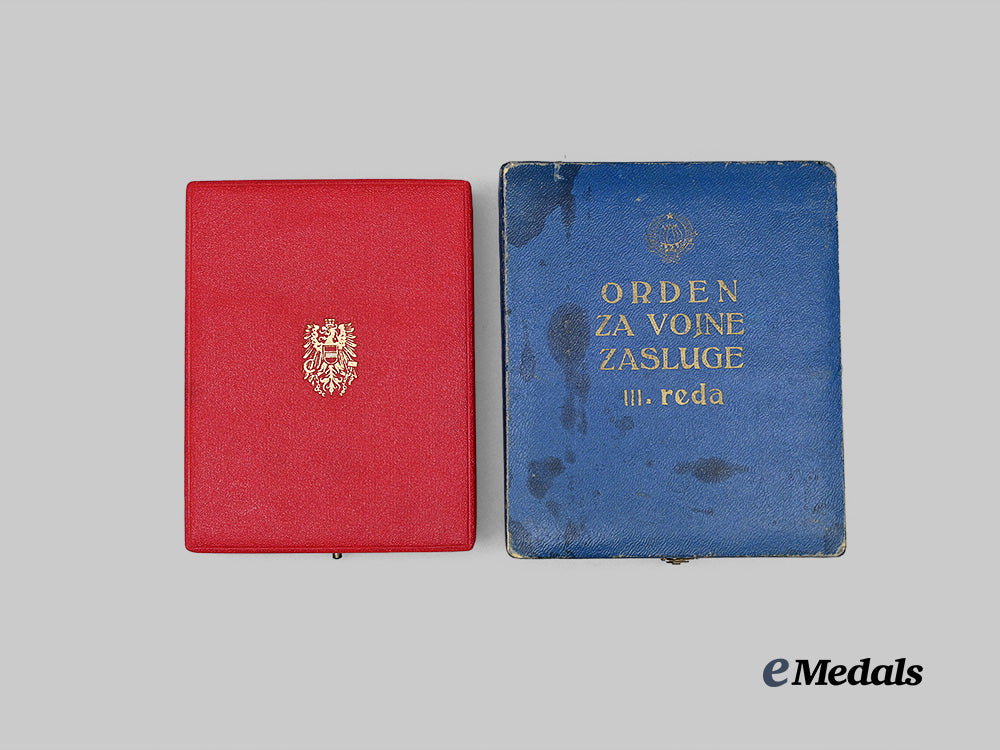 austria,_yugoslavia._two_cased_decorations_e_medals__m0625-128_2