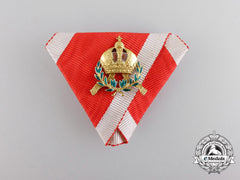 An Austrian Miniature Order Of Leopold