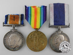 A First War Medal Group To H.m.s. Woolwich, Royal Navy