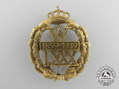 An 80Th Birthday Of Wilhelm Ii Commemorative Badge 1859-1939