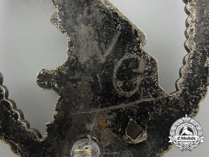 an_early_luftwaffe_flak_badge_in_tombac_with_ball_hinge_w_604