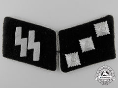 A Mint Set Of Waffen-Ss Untersturmführer Collar Tabs