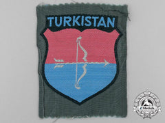 A German Army Turkistan Volunteers Sleeve Shield (Turkistan Landeschilde)