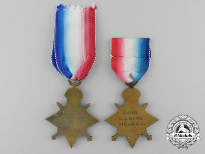 two_first_war1914-15_campaign_stars_w_812