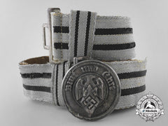 An Hj Leader's Brocade Dress Belt By Christian Theodor Dicke