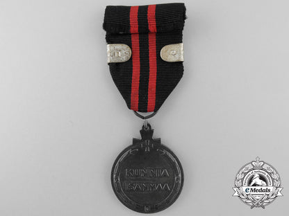 a_finnish_winter_war1939-1940_medal,_type_iii_for_finnish_soldiers_with_kainuu_clasp_w_944