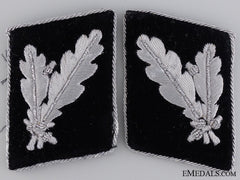 Waffen-Ss Pair Of Collar Tabs For Ss-Oberführer