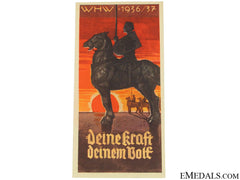 Winterhilfswerk (Whw) National Force Handout, 1936-1937