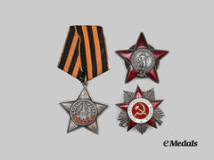 Russia, Soviet Union. A Lot of Orders for Distinguished Military Service