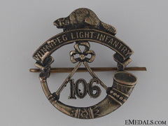 Wwi 106Th Winnipeg Light Infantry Cap Badge