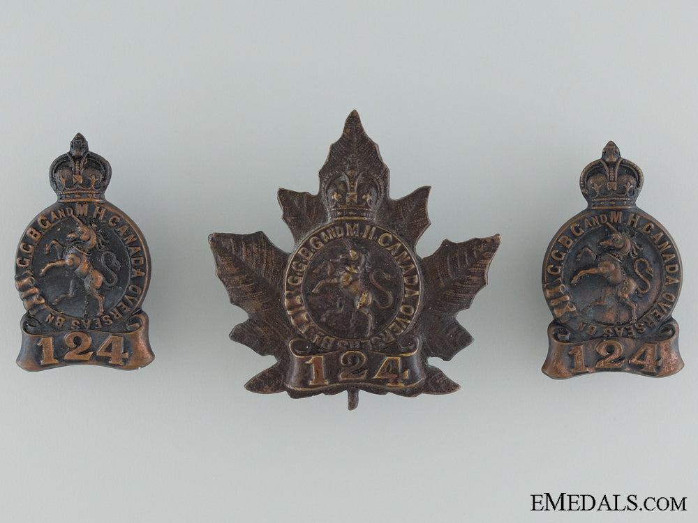 Wwi 124Th Battalion "Governor General's Body Guard" Insignia – eMedals