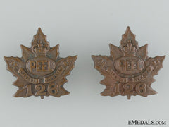Wwi 126Th Infantry Battalion Collar Pair Cef