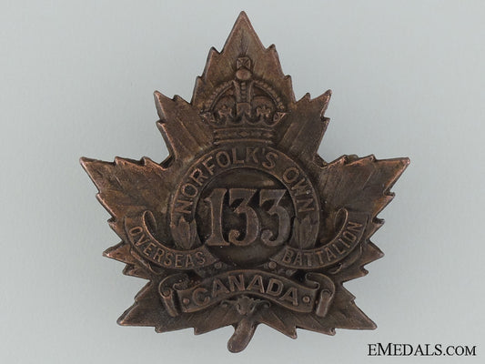 wwi133_rd_infantry_battalion"_norfolk's_own"_cap_badge_wwi_133rd_infant_5374d7b8236fa