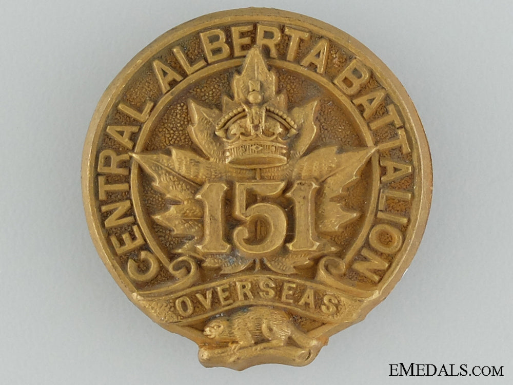 wwi151_st_infantry_battalion_officer's_cap_badge;2_nd_version_wwi_151st_infant_53752d1ad8723