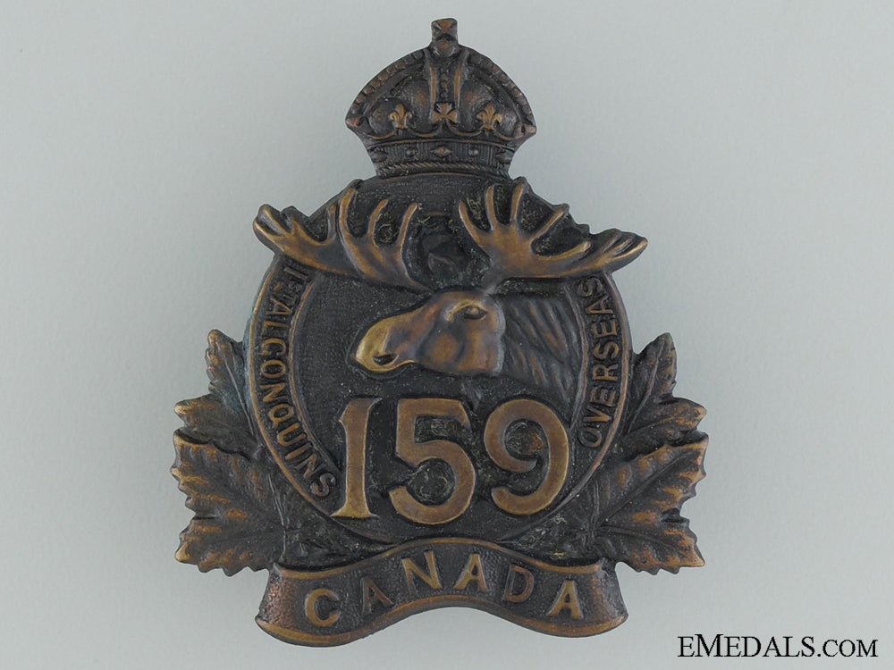 wwi159_th_infantry_battalion"1_st_algonquin"_cap_badge_wwi_159th_infant_5373901b0e7ec