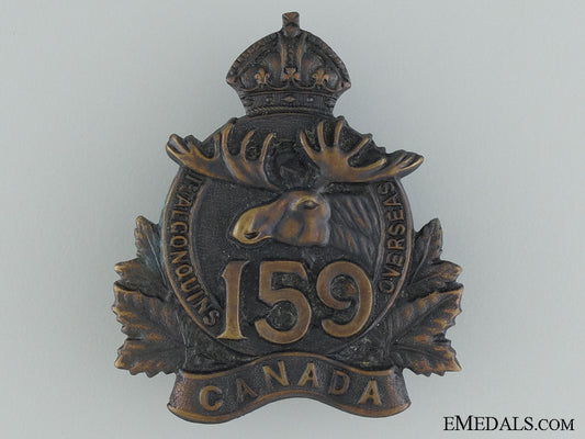 wwi159_th_infantry_battalion"1_st_algonquin"_cap_badge_wwi_159th_infant_5373901b0e7ec