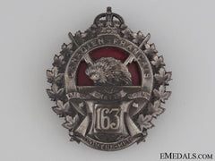 Wwi 163Rd Infantry Battalion Officer's Badge