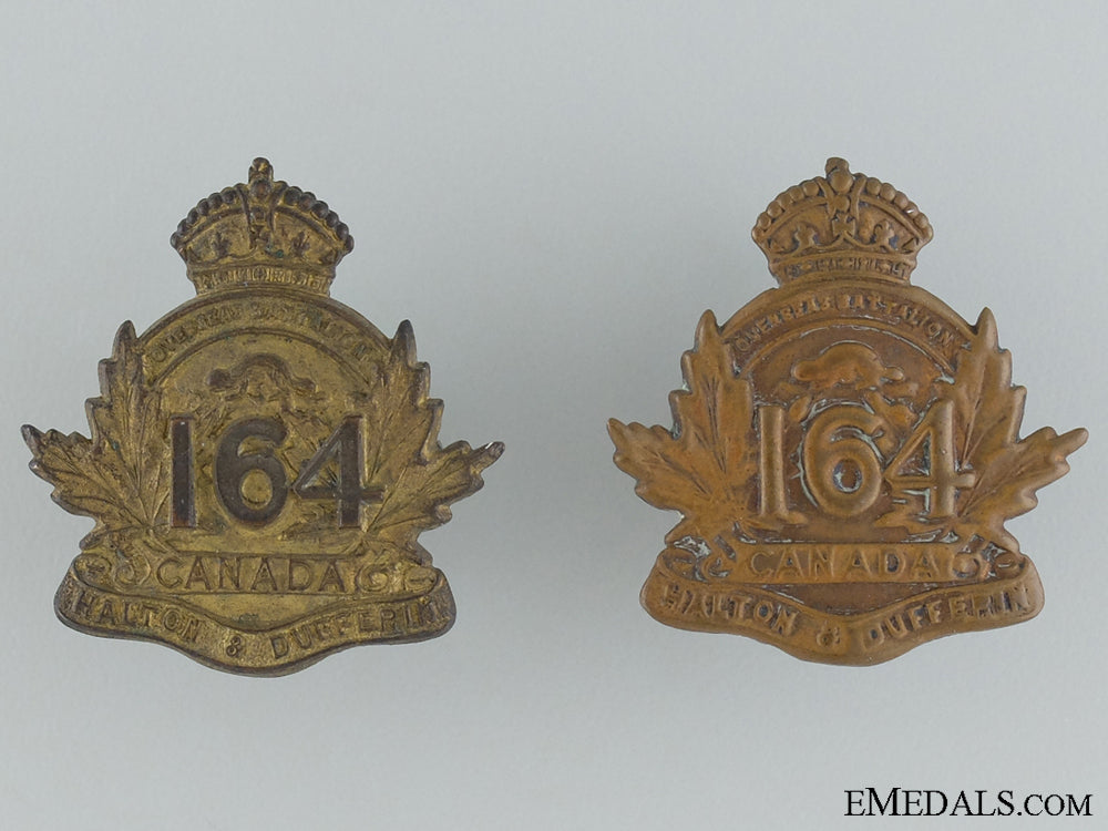 wwi164_th_infantry_battalion_collar_pair_wwi_164th_infant_5377a51601805