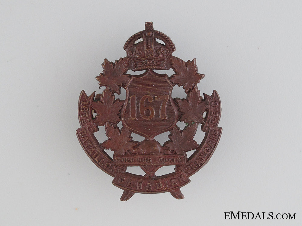 wwi167_th_infantry_battalion_cap_badge_cef_wwi_167th_infant_52dff7a77472e