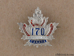 Wwi 170Th Mississauga Horse Sweetheart Pin