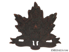 Wwi 173Rd Infantry Bn "Canadian Highlanders" Cap Badge - Cef