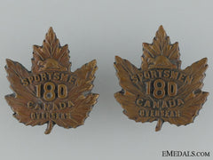 Wwi 180Th Infantry Battalion Collar Pair Cef