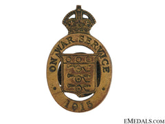 Wwi 1915 On War Service Badge