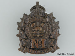 Wwi 1St Canadian Overseas Railway Construction Corps Cap Badge