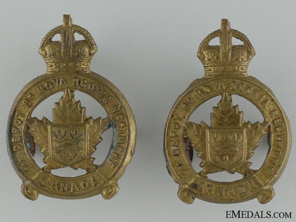 wwi1_st_depot_battalion;_nova_scotia_regiment_collar_pair_wwi_1st_depot_ba_5377a9e80cc03