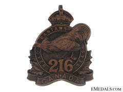 Wwi 216Th Infantry Battalion "Toronto Bantams" Cap Badge, Cef