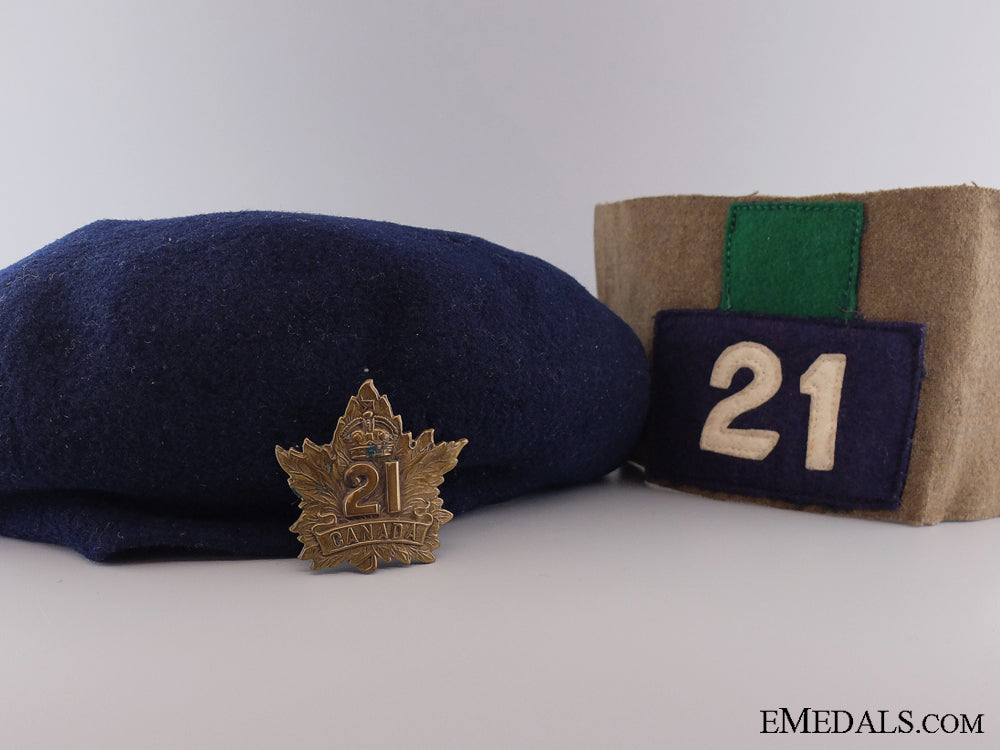 wwi21_st_canadian_infantry_battalion_vimy_pilgrimage_armband&_cap_wwi_21st_canadia_53c00eae75db7