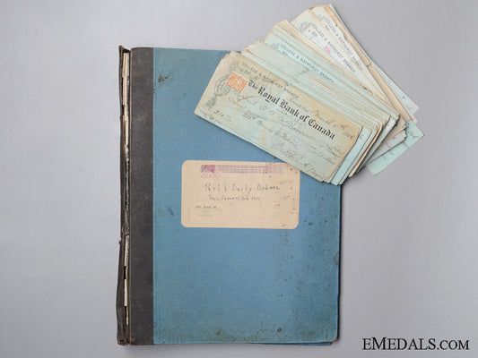 wwi220_th_battalion_daily_orders_book_and_cancelled_cheques_wwi_220th_battal_53d00d81d64f1