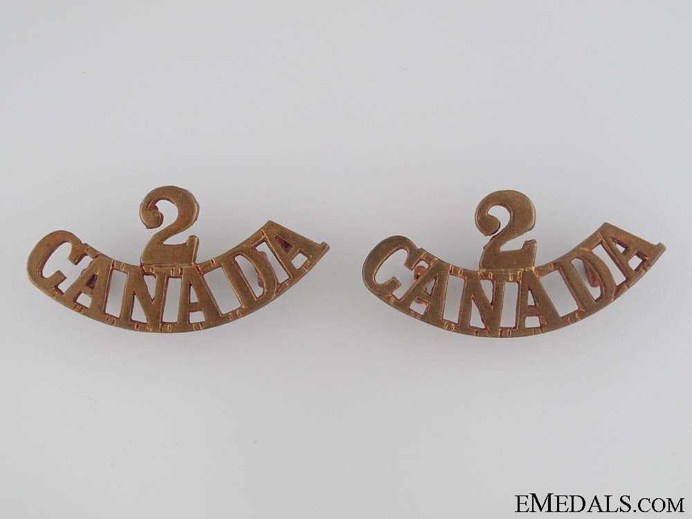 wwi2_nd_infantry_battalion_shoulder_title_pair_cef_wwi_2nd_infantry_52c197d2d6bc3