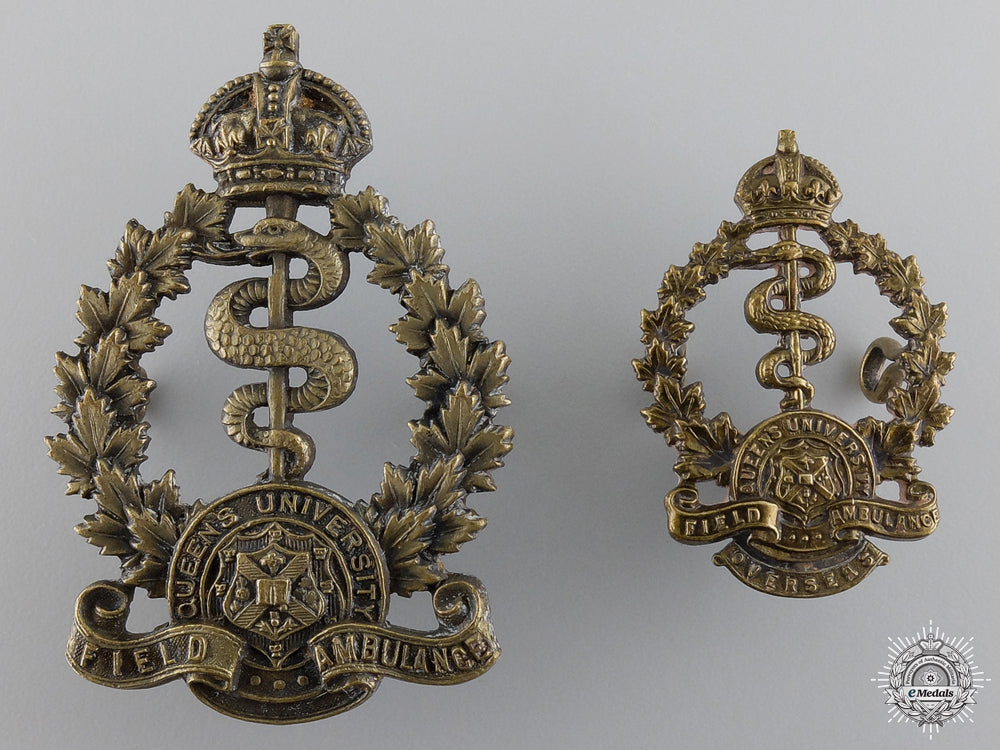 wwi2_nd_queen's_university_canadian_field_ambulance_insigniaconsign17_wwi_2nd_queen_s__54930c2460e19