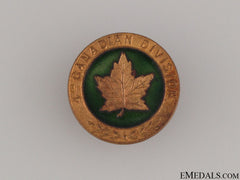 Wwi 4Th Canadian Division Pin Cef