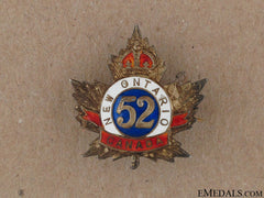 Wwi 52Nd New Ontario Regiment Sweetheart Pin